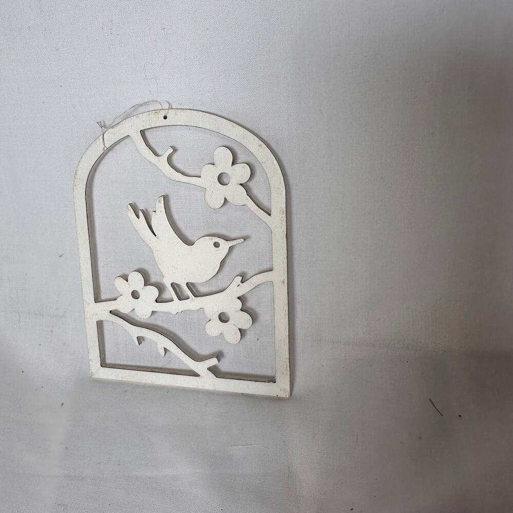 New in Package Die Cut Bird on Branch Handmade Denmark Christmas Ornament